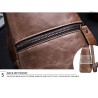 BolsosBolso de hombro de cuero genuino para hombre - bolso de pecho - mochila pequeña