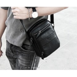 Genuine leather men's shoulder bagBags