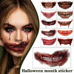 Temporary Halloween tattoo - waterproof sticker - mouth / teethHalloween & Party