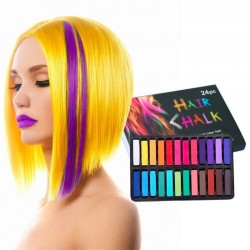 Tinte para el cabelloTinte temporal para el cabello - tiza - crayón para el cabello - 24 colores