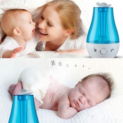 HumidificadoresHumidificador ultrasónico de aire - pulverizadores dobles - 3000ml