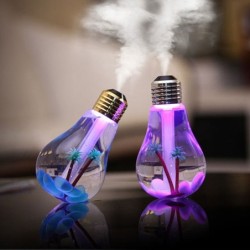 HumidificadoresHumidificador de aire en forma de bulbo - difusor ultrasónico - LED - 400ml