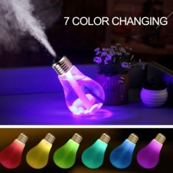 HumidificadoresHumidificador de aire en forma de bulbo - difusor ultrasónico - LED - 400ml