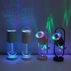 HumidificadoresHumidificador de aire ultrasónico - spray de niebla de rotación de 360 grados - con LED - 200 ml