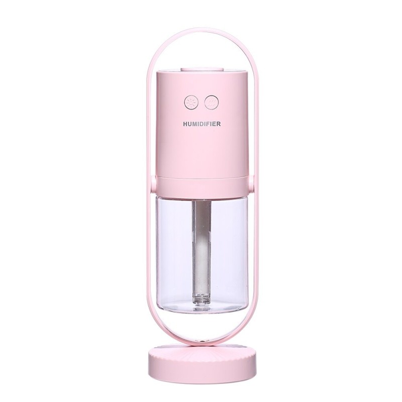 HumidificadoresHumidificador de aire ultrasónico - spray de niebla de rotación de 360 grados - con LED - 200 ml