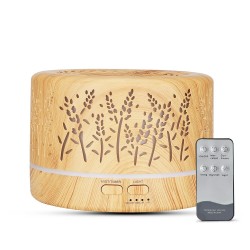 HumidificadoresHumidificador ultrasónico de aire - difusor de aceites esenciales - LED de colores - con mando a distancia - 7...