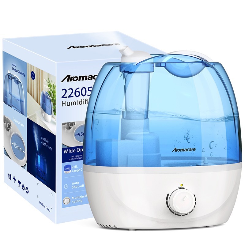 HumidificadoresHumidificador de aire ultrasónico - 360 grados ajustable - 2,6 L