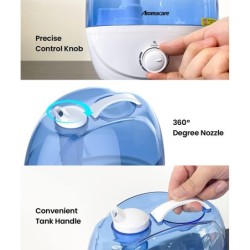 HumidificadoresHumidificador de aire ultrasónico - 360 grados ajustable - 2,6 L