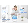 HumidificadoresHumidificador de aire ultrasónico - 360 grados ajustable - 2,6 L