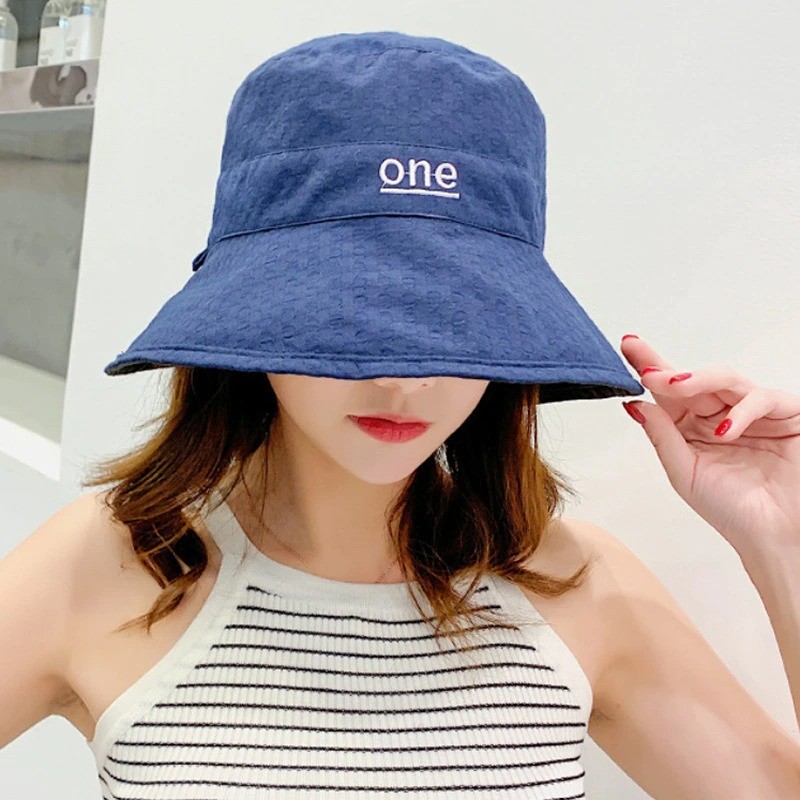 Sombreros & gorrasSombrero para el sol de doble cara - estilo cubo - letras ONE