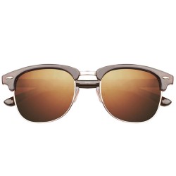 Gafas de solGafas de sol clásicas polarizadas - armazón medio metal - unisex