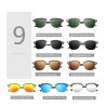 Gafas de solGafas de sol clásicas polarizadas - armazón medio metal - unisex