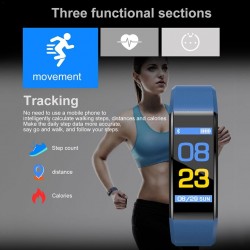 Ropa inteligente115 plus smartwatch - Bluetooth 4 - Android - frecuencia cardíaca - contador de calorías