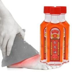 MasajeAceite analgésico - alivio del dolor - artritis reumatoide - dolores musculares/de espalda - extracto de flor roja - 25ml