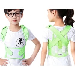 Children posture corrector - adjustable belt - orthopedic corset - greenKids