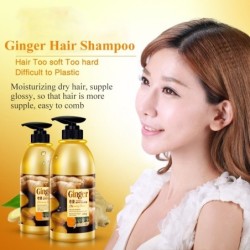 Herbal shampoo - ginger extracts - anti dandruff - no silicone - 400 mlHair