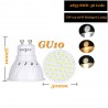 GU10 LED spotlight bulbs - 110V 220V 24V - 4W - 6W - 8W - 10 piecesGU10