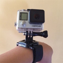 AccesoriosMuñequera ajustable - soporte de cámara - rotación 360 - para GoPro