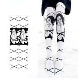 Fiesta & HalloweenCalcetines hasta la rodilla de Halloween - estilo punk