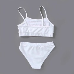 LenceríaConjunto de lencería sexy - top corto - bragas - letras COME HERE DADDY PLEASE