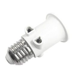 Accesorios de iluminaciónCasquillo E27 - con enchufe EU - portalámparas - adaptador
