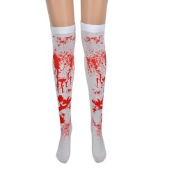 Fiesta & HalloweenCalcetines hasta la rodilla de Halloween - sobre la rodilla - sangre - telaraña - cruz - huesos