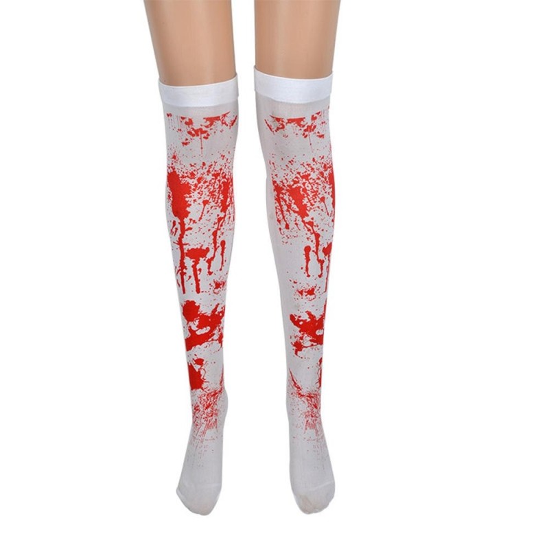Fiesta & HalloweenCalcetines hasta la rodilla de Halloween - sobre la rodilla - sangre - telaraña - cruz - huesos
