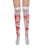 Fiesta & HalloweenCalcetines hasta la rodilla de Halloween - sobre la rodilla - sangre - telaraña - cruz - huesos