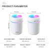 HumidificadoresMini humidificador de aire - difusor de aceites esenciales - LED - USB
