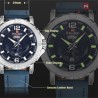 RelojesNaviforce - reloj de cuarzo de cuero - luminoso