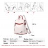 MochilasMochila multifunción de piel - bandolera - cremalleras antirrobo - gran capacidad - logo canguro