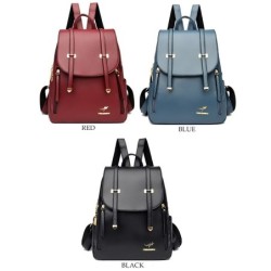 Multifunction leather backpack - shoulder bag - large capacityBackpacks