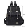 Multifunction leather backpack - shoulder bag - large capacityBackpacks