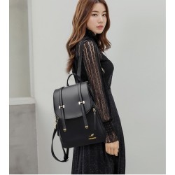 Multifunction leather backpack - shoulder bag - large capacityBackpacks
