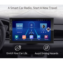 Android 10 car radio - 4GB-64GB - Bluetooth - AI - 8-core - CarPlay - 4GDin 2