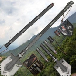 Multifunctional foldable shovel - military / camping / survival / emergency toolSurvival tools