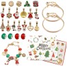 Christmas advent calendar - with jewelry - bracelet making kit - earringsChristmas