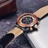 PAGANI DESIGN - mechanical / automatic watch - rainbow bezel - waterproof - leather / nylon strapWatches