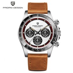 Pagani Design - automatic quartz watch - sapphire glass - chronograph - leather - stainless steelWatches