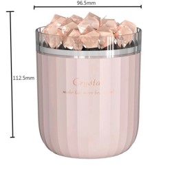 HumidificadoresCristal natural - humidificador de aire inalámbrico de aromaterapia - con lámpara de atmósfera - difusor de ac...