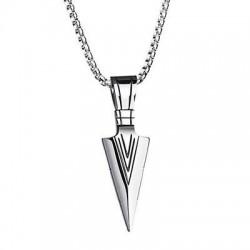 CollaresColgante de punta de flecha - collar estilo hip-hop