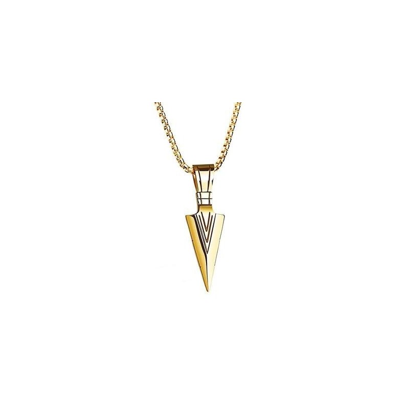 CollaresColgante de punta de flecha - collar estilo hip-hop