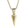 CollaresColgante de punta de flecha - collar estilo hip-hop