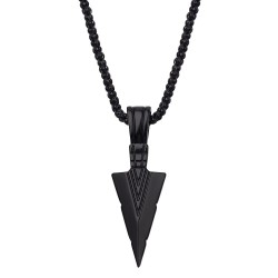 CollaresColgante de punta de flecha - collar estilo hip-hop
