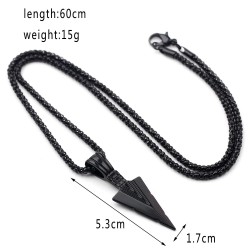 CollaresColgante de punta de flecha - collar estilo hip-hop