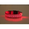 Collares & CorreasCollar de perro LED - paseo nocturno de seguridad - estampado de leopardo de colores