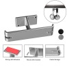 AuricularesSoporte doble para auriculares - gancho de aluminio - debajo del escritorio / montado en la pared