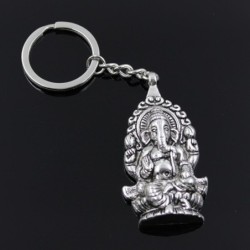 llaveroLlavero elefante Ganesha Buda vintage