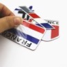 PegatinasAdhesivo 3D de aluminio para coche - bandera francesa