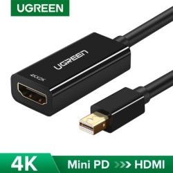 CablesUGREEN - Adaptador mini DP a HDMI - Cable 4K